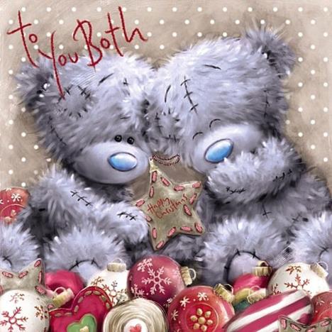 To You Both Me to You Bear Christmas Card £2.09